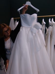 vestito da sposa Tosca spose collezione soffio 2019 particolare