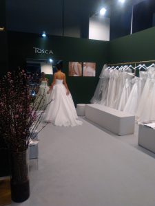 abito da sposa tosca Spose organza collezione Soffio 2019