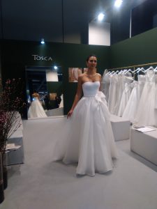 Abito da spsa Tosca Spose Collezione 2019 organza