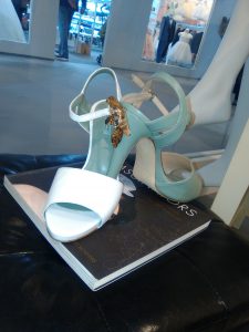 scarpe da sposa Liceo Modisteria con applicazione artigianale placcata oro 18 k