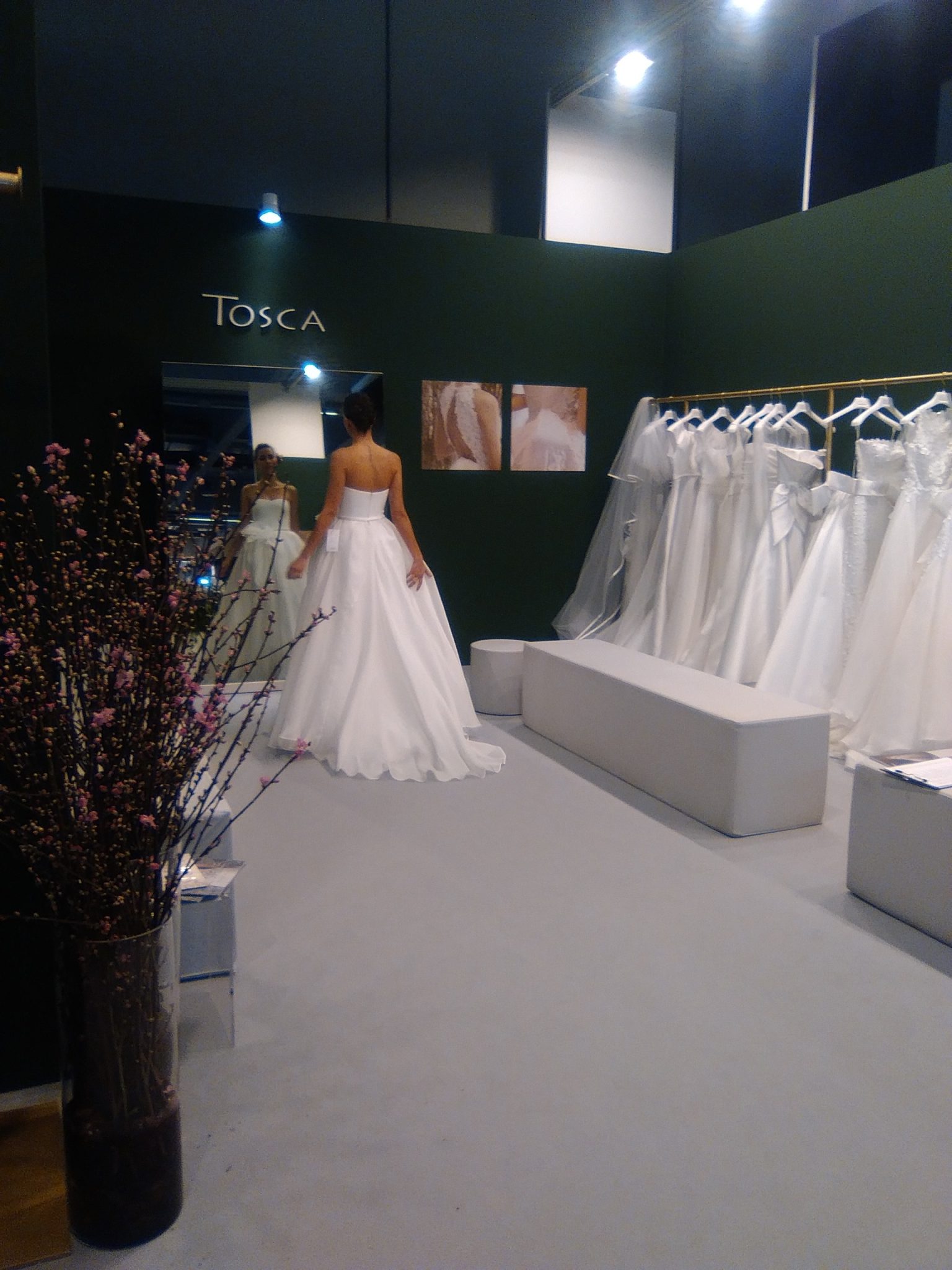 abito da sposa tosca Spose organza collezione Soffio 2019