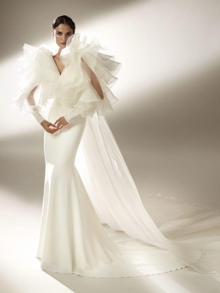 abito da sposa 2021 collezione Pronovias