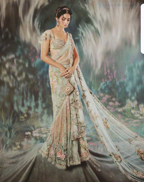 abito da sposa etnico indiano