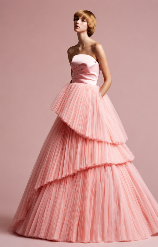 abito sposa plissè
