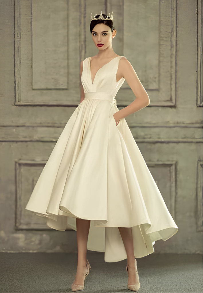 abito da sposa corto